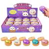 12 Pack Glitter Dumpling Squishy, Mini Glitter Dumpling Cute Sugar Filled Stress Balls Slow Rising Bun Fidget Portable Gift Desk Decor for Birthday Party Gifts (Smiling) view 1