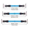 COMODO 6Pcs Adjustable Aluminum Steering Link Rods for 1/10 RC Car Compatible with 4x4 4WD Upgrade Parts(Titanium) view 2