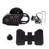 RC Car Accessories for Axial for SCX10 III II 90046 for Capra for TRX4 for LCG 1/10 2 Low Gearbox Middle Transmission Box W Overdrive Gear RC Crawler(Black) view 1