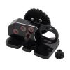 RC Car Accessories for Axial for SCX10 III II 90046 for Capra for TRX4 for LCG 1/10 2 Low Gearbox Middle Transmission Box W Overdrive Gear RC Crawler(Black) view 2