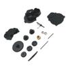 COMODO Metal Dual Speed Transmission for 1/24 RC Cars Aluminum Housing with Hardened Gears, Compatible with FMS FCX18 Crusher K5 Series(Black) view 1