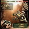 2026 New DIY Wooden Drone Assembly Kit, Remote Controlled 3D Building Blocks Quadcopter to Build, STEM Assembly Quadcopter for Adults Beginners (Style-F, One Size) view 2