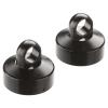 AR330204 Shock Cap Upper Aluminum Black 2 ARAC9004 Electric Caruck Replacement Parts view 1
