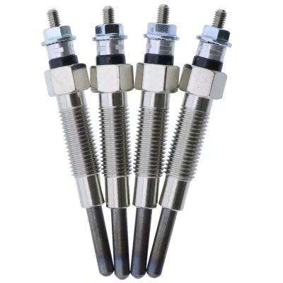 Diesel Heater Glow Plugs Compatible With Mitsubishi For S4S S4Q S4Q2 32A66-03100 32A66-03101 32A66-03102 4Pcs Glow Plugs Heater Fast Start Cold Start Helper