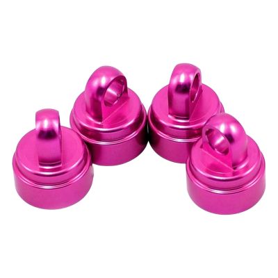 Aluminum Ultra Shock Cap (Pink) (4) [TRA3767P] Replacement Parts