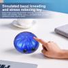 1/4Pcs Colorful Dumpling Stress Balls Fidget Toys - Stress Relief, Slow Rising, Simulated Steamed Bun Sensory Toy for Office Home Relaxation, Soft Ball Bun Squeeze Fidget Toy (2pc-f) view 3