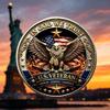 1776-2026 Patriotic Collectible Token | 250 Years of Freedom Commemorative Challenge Coin, U.S. Veteran Military Gift for Collectors & Patriots view 3