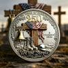 1776-2026 Patriotic Collectible Token | 250 Years of Freedom Commemorative Challenge Coin, U.S. Veteran Military Gift for Collectors & Patriots view 4