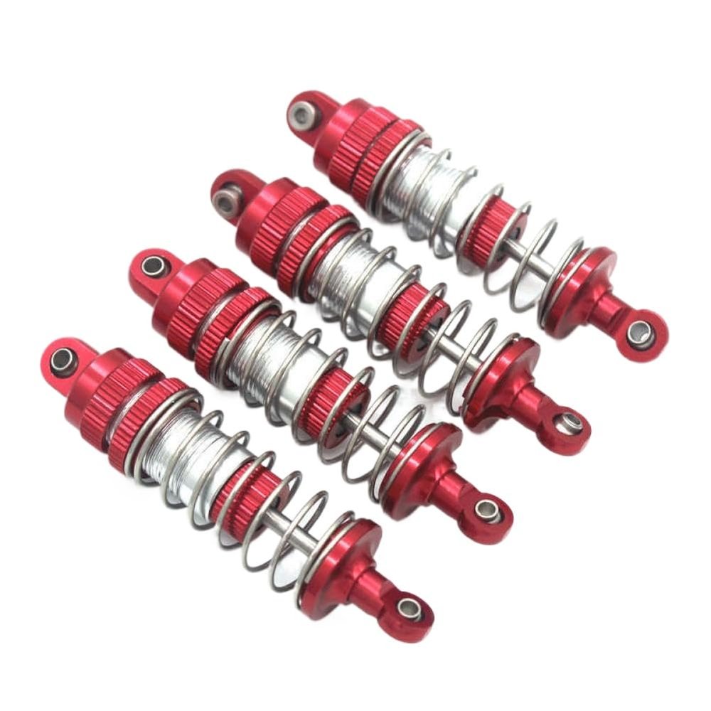 Metal Upgrader Oil Pressure Shock Absorber Parts 1 16 M162 M163 16207 16208 16209 16210 H16V3 RC(Red)