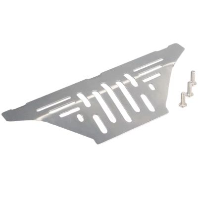 RC Spare Part Compatible with Traxxas for TRX4 2021 for Bronco 1/10 RC Car Parts Stainless Steel Protector Front for Chassis Guard