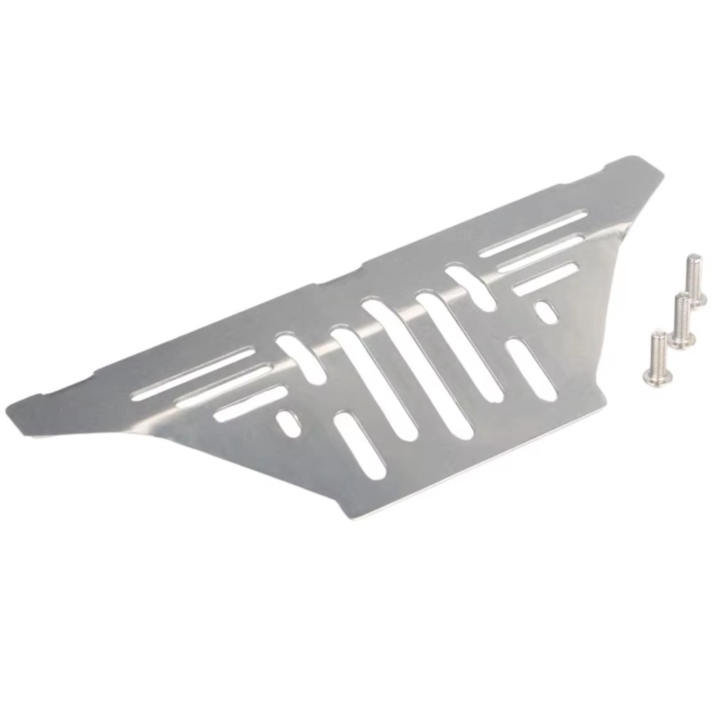 RC Spare Part Compatible with Traxxas for TRX4 2021 for Bronco 1/10 RC Car Parts Stainless Steel Protector Front for Chassis Guard