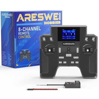 ARESWEI HT-8A 8CH 2.4GHz RC Radio for RC Car Drone Boat