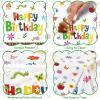 Fufuddz 3 Pack Caterpillars Theme Birthday Party Table Decorations and Very One Hungry Theme Party Favors, Disposable Plastic Tablecloths, 108" 54", Cartoon Caterpillar Design view 3