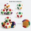 6PCS Hand-Made Knitted Footbag Sack for Adults, Professional Kick Balls, Multi-Pack Exercise Sacks for Beginners for Outdoor Fitness & Stress Relief view 4
