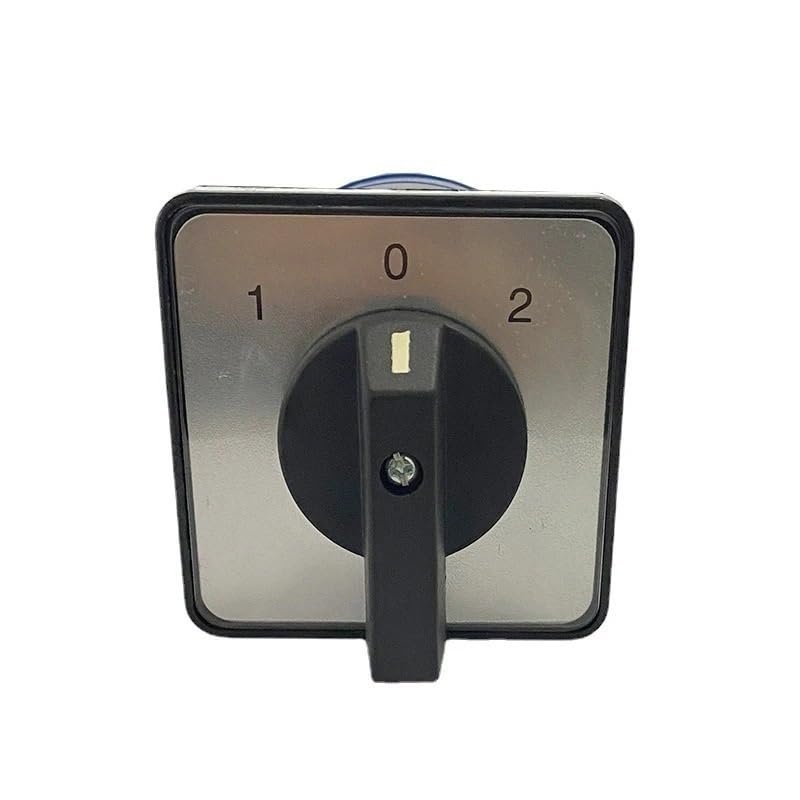 FXPCGZISH 125A Two Poles Conversion LW26-125 LW28 Three Positions Reverse Dual Power Supply Forward and Reverse Cam Switch(1-0-2)