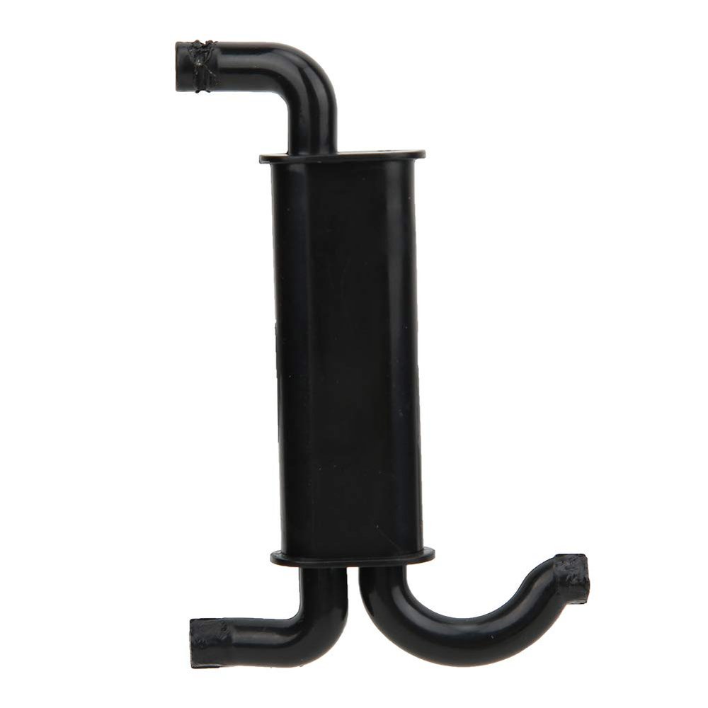 Halearo RC Model Car Exhaust Pipe Upgrade Parts for SCX10 90046 RC Accessories for DIY Toy Black (Black)