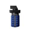 FXPCGZISH LW26-25/5 Rotary Cam Switch Knob 6 Position 0-5 Changeover Selector 20/25A 5 Poles 20 Terminals Silver (25A) view 4