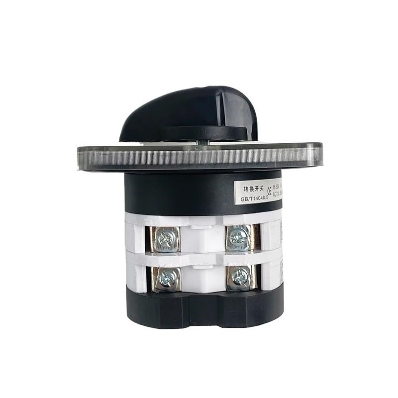 FXPCGZISH 50A 2 Poles 8 Terminals Rotary Cam Switch Changeover Select Interruptor Optional Positions YMZ12-50/2(1234)