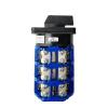 FXPCGZISH LW26-160A Cam Switch 2/3/4/5/6/7/8 Positions 160A DIY Rotary Changeover 12 Terminals Screws Silver LW28 YMW26-160/3(160A-OFF ON) view 3