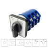 FXPCGZISH LW26-160A Cam Switch 2/3/4/5/6/7/8 Positions 160A DIY Rotary Changeover 12 Terminals Screws Silver LW28 YMW26-160/3(160A-OFF ON) view 4