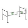 ZGLINMZ Automatic Closing Safety Gate with Heavy Duty Metal Guardrail for Entrance Security in Stores and Warehouses view 1