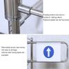 ZGLINMZ Automatic Closing Safety Gate with Heavy Duty Metal Guardrail for Entrance Security in Stores and Warehouses view 3