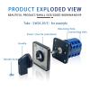 FXPCGZISH YMW26-63A Series LW26 690V Silver Control Power 1-6 Poles 2/3 Positions Changeover Cam Switch Rotary Selector(63A-102,2P-8 Terminals) view 3
