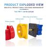 FXPCGZISH YMD11-100A 3P 4P Professional Manufacturer Supplier Isolator Switch DC Disconnect Load Break ON-Off Rotary Cam Switch LW30-100(100A 4P) view 4