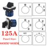 FXPCGZISH LW28 125A 1/2/3/4/5/6/7 Phase 4/8/12/16/20/24 Screw Terminal 3 Position Changeover cam Switch Silver (Man-Off-AUTO,8P-32 terminals) view 3