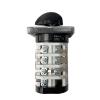 FXPCGZISH Rotary Switch knob 8 Position 0-7 YMZ12-32/4 Manual Electrical Changeover cam Switch 32A 690V 4 Section(0-7 Position) view 3