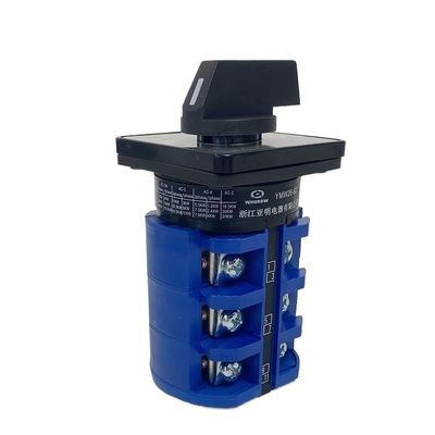 FXPCGZISH LW26-63 Changeover Rotary Cam Switch 690V 63A 3 Poles Manual Control Dual Power Selector LW28 YMW26-63/3(0123456)