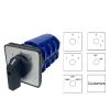 FXPCGZISH LW26-63 Changeover Rotary Cam Switch 690V 63A 3 Poles Manual Control Dual Power Selector LW28 YMW26-63/3(0123456) view 3