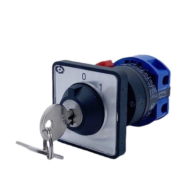 FXPCGZISH LW26-25YS3/1S Lock Key 22mm Mounting Size Power Cut-Off Anti Misoperation Change-Over Rotary Cam Switch