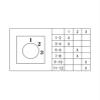 FXPCGZISH LW28-32 32A Cam Switches Rotary Switch Changeover Control Switch Panel Mounted for Electrician Using Tools(1-2-3,8P-32 terminals) view 2