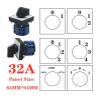 FXPCGZISH LW28-32 32A Cam Switches Rotary Switch Changeover Control Switch Panel Mounted for Electrician Using Tools(1-2-3,8P-32 terminals) view 3