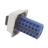 FXPCGZISH LW26-20/6M YMW26 with Waterproof Box Transfer 20A 3 Position Rotary Cam Switch Double Power Switching Manual Control view 3