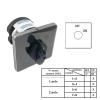 FXPCGZISH 50A 2 Poles 8 Terminals Rotary Cam Switch Changeover Select Interruptor Optional Positions YMZ12-50/2(Off-ON) view 2