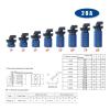 FXPCGZISH LW26-20 YMW26 Series Silver 1-8 Poles 20A 690V Control Power Rotary Selector Changeover Cam Switch LW28-20(20A-102,8P-32 Terminals) view 2