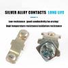 FXPCGZISH 63A DIN Rail Mounted Selector LW26-63/2 Two Poles Selection Control Circuit Silver Rotary Cam Switch(Customize) view 4
