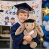 2026 Personalized Graduation Bunny,Custom Embroidered Name Rabbit Plush,Class of 2026 Bunny Stuffed Animal,Graduation Keepsake for Kindergarten,High School or College view 3