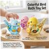 3PCS Bird Whistle, Bird Whistle for Kids, Cute Flower Water Toy with Lanyard, Safe Portable Musical Toy for Toddlers view 3