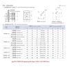 FXPCGZISH LW26-32/5 ON-Off-ON 32A Three-Gear Five-Section Power Manual Rotation Multiple Choice Cam Switch(102) view 4