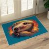 Sloth 5x7 Rug - Cute Rug 3x5 - Children Area Rug for Living Room Bedroom, Blue Carpet, Non Slip & Soft Low Pile Indoor Small Washable Rugs for Women Teens A201 view 1