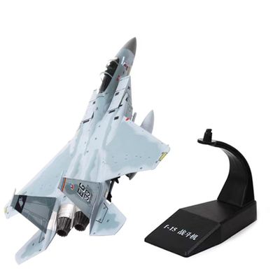 DAGIJIRD 1:100 US Navy F-15 Fighter Metal Military Airplane Model for Aviation Collectibles with Display Stand