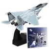 DAGIJIRD 1:100 US Navy F-15 Fighter Metal Military Airplane Model for Aviation Collectibles with Display Stand view 3