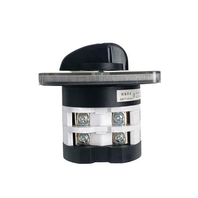 FXPCGZISH 50A 2 Poles 8 Terminals Rotary Cam Switch Changeover Select Interruptor Optional Positions YMZ12-50/2(0-1)