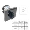 FXPCGZISH 50A 2 Poles 8 Terminals Rotary Cam Switch Changeover Select Interruptor Optional Positions YMZ12-50/2(0-1) view 2