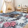 Children 5x7 Rug - Cartoons Rug 3x5 - Rabbit Area Rug for Living Room Bedroom, Christmas Carpet, Non Slip & Soft Low Pile Indoor Small Washable Rugs for Women Teens A169 view 4