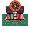 LEPULER 500 Pcs Poker Chips Set Texas Holdem for Blackjack Gambling Gaming view 1