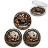 Old Bastards Poker Club Coin Lifetime Member Edition,Bluff Drink Deal Again Poker Coin,Funny Old Bastards Poker Club Coin,Perfect Humorous Gift for Poker Players Gamblers Old School (3pcs) view 1